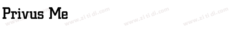 Privus Medium字体转换